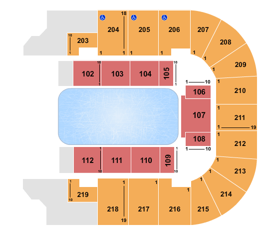 Huntington Bank Arena Disney On Ice Seating Chart